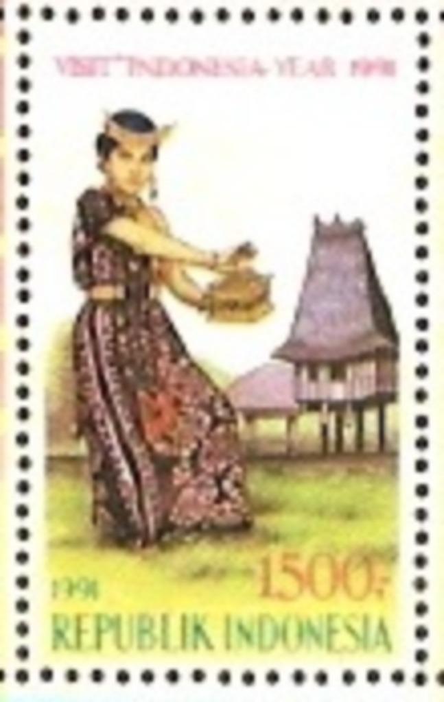 Indonesie Zonnebloem nr 1451A postfris 1991, Postzegels en Munten, Postzegels | Azië, Postfris, Zuidoost-Azië, Ophalen of Verzenden