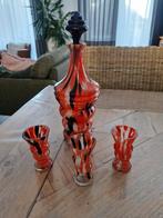Retro glazen karaf set, Ophalen of Verzenden, Zo goed als nieuw, Overige typen