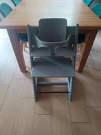 Triptrap stoel met babyzitje. Grijs., Kinderen en Baby's, Kinderstoelen, Ophalen, Zo goed als nieuw, Meegroeistoel