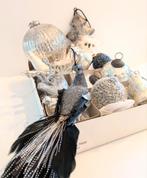 Verzameling boomversieringen/ kerstballen - Zilver, wit, enz, Diversen, Kerst, Ophalen of Verzenden