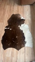 Koeienhuid 123 x 92/54, Gebruikt, 100 tot 150 cm, Overige vormen, Bruin