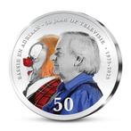 Munt - 2025 - Bassie & Adriaan - 50 Jaar Televisie, Postzegels en Munten, Verzenden, Vóór koninkrijk, Overige waardes, Losse munt