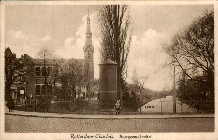 Rotterdam- Charlois, Verzamelen, Ansichtkaarten | Nederland, Gelopen, Zuid-Holland, Voor 1920, Ophalen of Verzenden