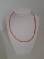 Roze rubberen spang met koperen sluiting 48 cm, Ophalen of Verzenden, Nieuw, Roze, Kunststof