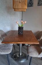 Eetkamertafel teak 120cm, Ophalen, 100 tot 150 cm, Teakhout, 50 tot 100 cm