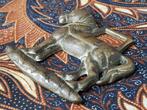 Antiek boerenpaard kleppermannetje uit Engeland 8 cm., Antiek en Kunst, Ophalen of Verzenden, Koper