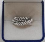 Zilveren Ti Sento ring 1973SB maat 17.25 nr.2356, Sieraden, Tassen en Uiterlijk, Ringen, Verzenden, Zo goed als nieuw, 17 tot 18