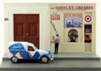 Citroen 2CV reclame schilder diorama 1/43 serie Utilitaires, Nieuw, Overige merken, Auto, Verzenden