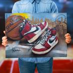 Nike Air Jordan 1 Basketball Graffiti poster 70x50 cm, 50 tot 75 cm, Nieuw, Ophalen of Verzenden, Foto of Poster