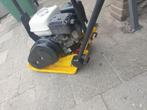 Wacker vp1135a trilplaat aanhanger met gratis steenknipper, Ophalen of Verzenden, Zo goed als nieuw