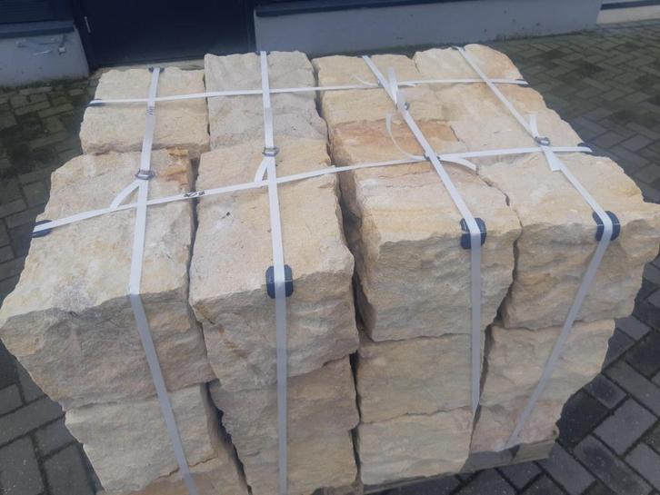 Te koop : zeer mooie Bentheimer zandsteen., Tuin en Terras, Grind, Keien en Split, Zo goed als nieuw, Overige typen, Zandsteen