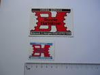sticker  oud Motorcross Bennie Hartelman Hengelo cross motor, Verzenden, Zo goed als nieuw, Bedrijf of Vereniging