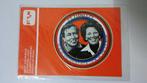 Prinses Beatrix Prins Claus 1980 logo sticker koninklijk, Verzamelen, Stickers, Ophalen of Verzenden, Zo goed als nieuw, Overige typen