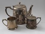 verzilverd theeservies, Huis en Inrichting, Keuken | Servies, Overige materialen, Gebruikt, Ophalen of Verzenden, Overige stijlen