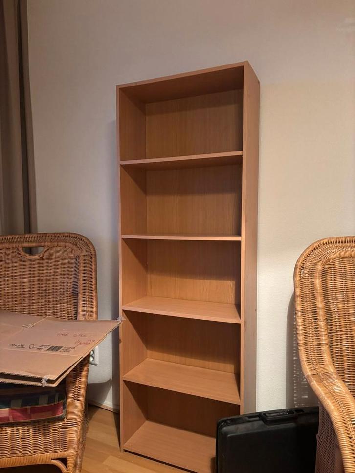 Ikea Billy Kast te koop, Huis en Inrichting, Kasten | Boekenkasten, Gebruikt, Minder dan 50 cm, 200 cm of meer, 25 tot 50 cm, Met plank(en)