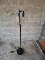 Mooie staande vloer / schemerlamp zwart, Ophalen, Zo goed als nieuw, Metaal, 100 tot 150 cm