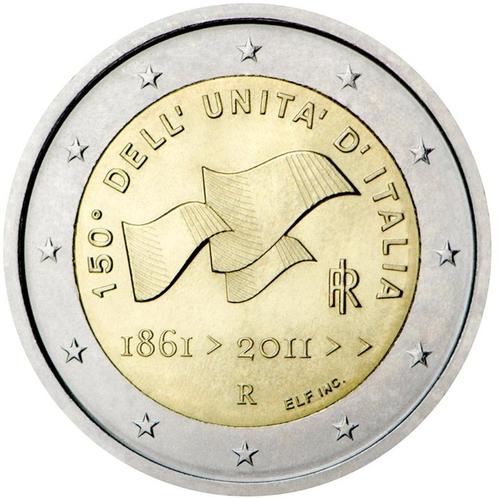 2 euro Italie 2011 - Italiaanse eenheid (UNC), Postzegels en Munten, Munten | Europa | Euromunten, Losse munt, 2 euro, Italië