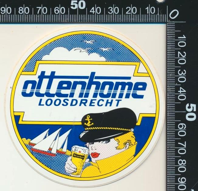 Sticker: Ottenhome- Loosdrecht, Verzamelen, Stickers, Zo goed als nieuw, Bedrijf of Vereniging, Verzenden