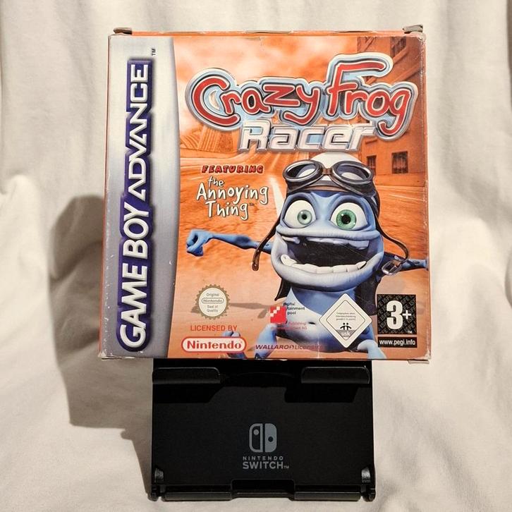 GBA - Crazy Frog Racer, Spelcomputers en Games, Games | Nintendo Game Boy, Gebruikt, Racen en Vliegen, 1 speler, Vanaf 3 jaar