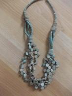 Mooie zachtgroene ketting., Sieraden, Tassen en Uiterlijk, Kettingen, Ophalen, Zo goed als nieuw, Overige kleuren, Overige materialen