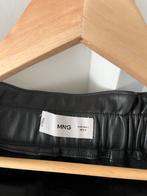 MNG Zwarte Imitatieleren Rok - Maat L, Kleding | Dames, Ophalen, Zwart, Maat 42/44 (L), Zo goed als nieuw