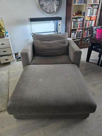 Mooie stoel plus hocker 