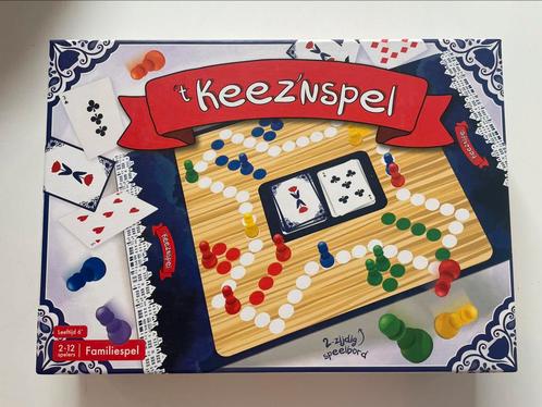 Spel Hollands Keezenspel ‘t Keez’nspel ZGAN + 2 zijdig bord, Hobby en Vrije tijd, Gezelschapsspellen | Bordspellen, Nieuw, Ophalen of Verzenden