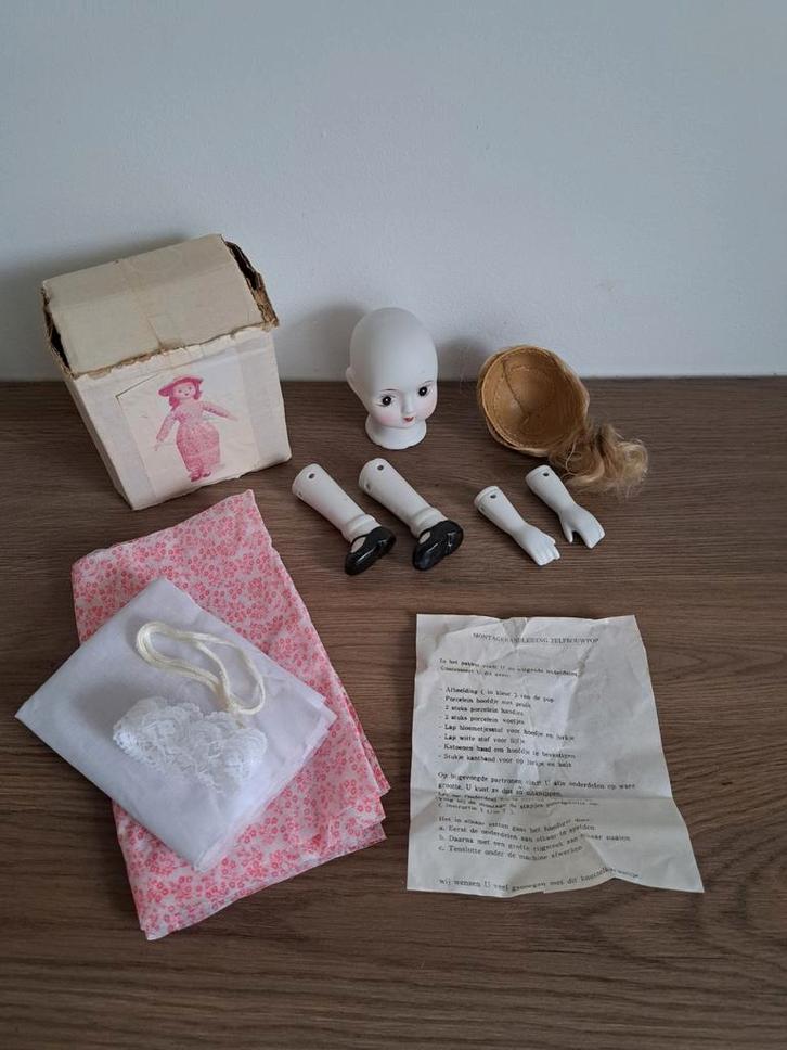 Vintage Poppenmaakpakket, Antiek en Kunst, Antiek | Speelgoed, Ophalen