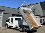 Peugeot Boxer 435 2.0 BlueHDI L3 DC Kipper Open laadbak Airc, Auto's, Voorwielaandrijving, 15 km/l, Gebruikt, 4 cilinders