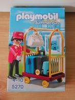 ZGAN PLAYMOBIL Piccollo met Bagage - 5270 voor hotel., Complete set, Gebruikt, Ophalen of Verzenden