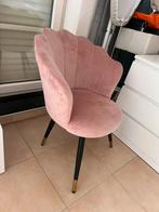 4 x Roze Dubbelman Design Fauteuil stoelen velvet, Ophalen, Overige kleuren, Zo goed als nieuw, Vier