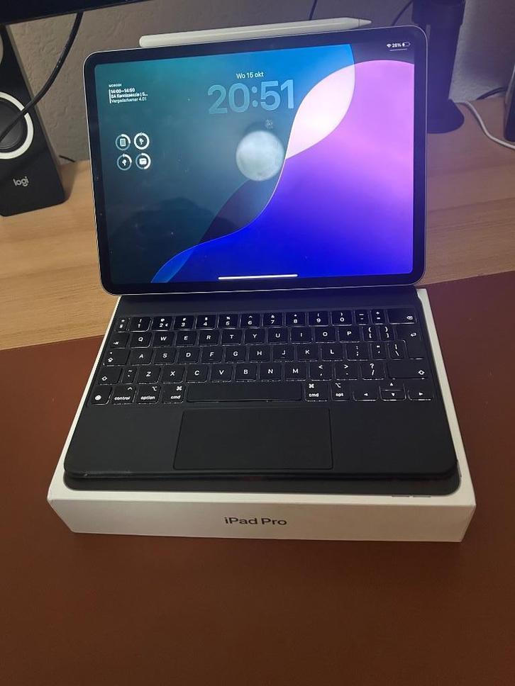 iPad Pro 11” M1 (128GB) – met héél veel extra’s! | Topstaat, Computers en Software, Apple iPads, Zo goed als nieuw, Apple iPad