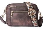 Telena Dames Schoudertas, PU Leren Crossbody Schoudertas, Overige merken, Phelektronik@wp.pl, Bruin, Nieuw