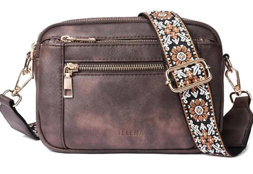 Telena Dames Schoudertas, PU Leren Crossbody Schoudertas, Sieraden, Tassen en Uiterlijk, Tassen | Schoudertassen, Nieuw, Overige merken