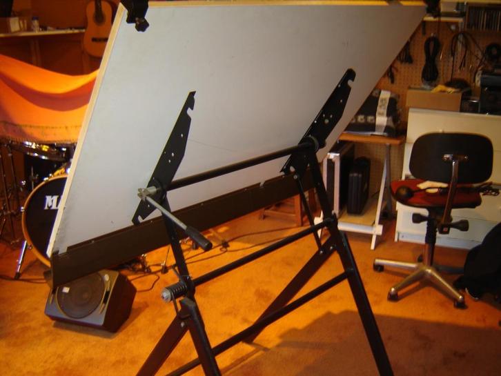 te koop tekentafel 80 x 120 cm, Doe-het-zelf en Verbouw, Tekentafels, Zo goed als nieuw, Minder dan 130 cm, Verlichting, Ophalen