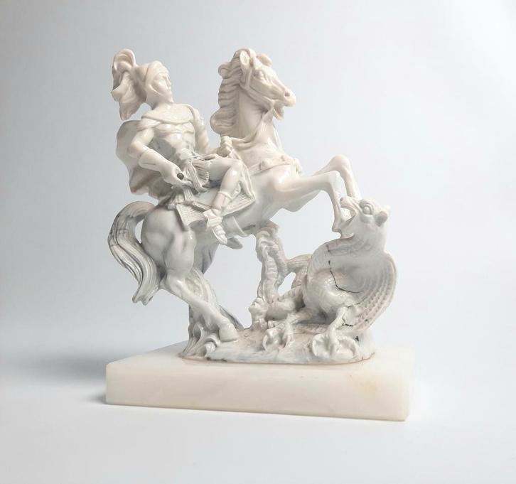 Heilig Beeld St Georges, Sint Joris dood Draak, Hobby en Vrije tijd, Wargaming, Historisch, Ophalen of Verzenden