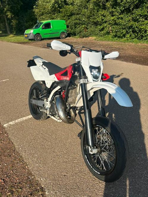 Husqvarna WR125cc 2takt A1 supermoto, Motoren, Motoren | Husqvarna, Particulier, SuperMoto, 11 kW of minder, 1 cilinder, Verzenden
