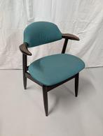 Dutch Design Tijsseling koehoorn / cowhorn eetkamerstoel, Huis en Inrichting, Stoelen, Ophalen, Hout, Gebruikt, Blauw