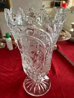 Kristallen vaas met mooie rand, Antiek en Kunst, Antiek | Glas en Kristal, Ophalen