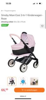 poppenwagen/ buggy Smoby, Ophalen, Zo goed als nieuw, Toebehoren