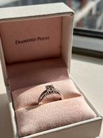 Diamond Point witgouden ring maat 50, Sieraden, Tassen en Uiterlijk, Ringen, Goud, 17 tot 18, Ophalen of Verzenden, Dame