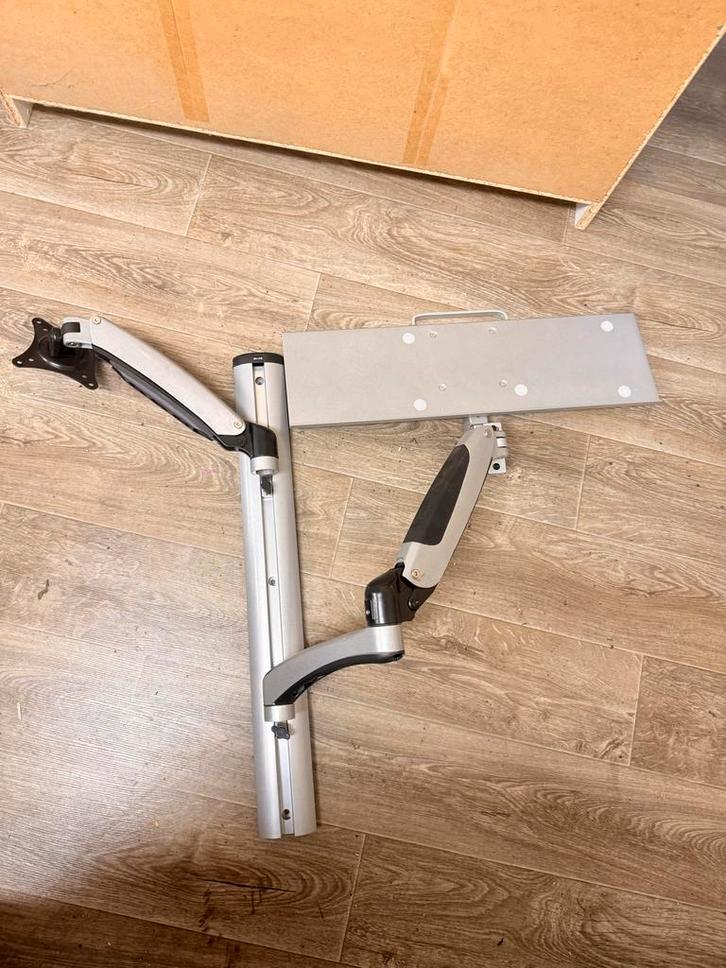 Beeldscherm standaard, Computers en Software, Laptopstandaarden, Gebruikt, In diepte verstelbaar, In hoogte verstelbaar, Ophalen of Verzenden