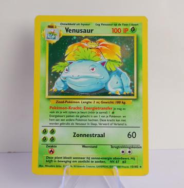 Venusaur 15/102 Base Set Holo NL beschikbaar voor biedingen