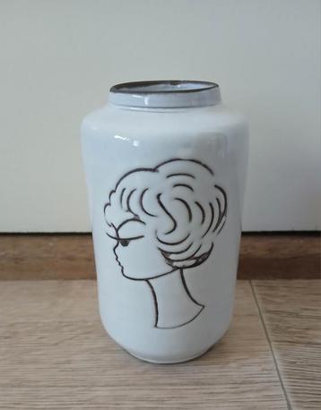 Vintage Boonstra Vaas - Jaren 50 Dame beschikbaar voor biedingen