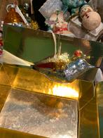 #kerst  Kerstbal hangende Vogel glazen oogje, Diversen, Kerst, T, Ophalen of Verzenden, Zo goed als nieuw, N