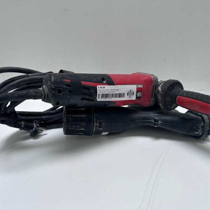 Milwaukee AGV 15-125 XC Haakse slijpmachine - Met Garantie, Doe-het-zelf en Verbouw, Gereedschap | Slijpmachines, Zo goed als nieuw