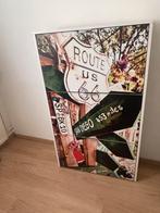 Wooden Shoe rack Route 66 style, Huis en Inrichting, Ophalen, Gebruikt