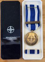 ISAF Medaille met baton, Ophalen of Verzenden, Marine, Nederland, Lintje, Medaille of Wings