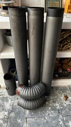 Houtkachel pijpenset – complete set, direct te gebruiken, Ophalen, Zo goed als nieuw, Hout, Houtkachel