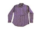 Etro Milano paars grijs zwart wit gestreept overhemd 43 XL, Paars, Ophalen of Verzenden, Zo goed als nieuw, Etro